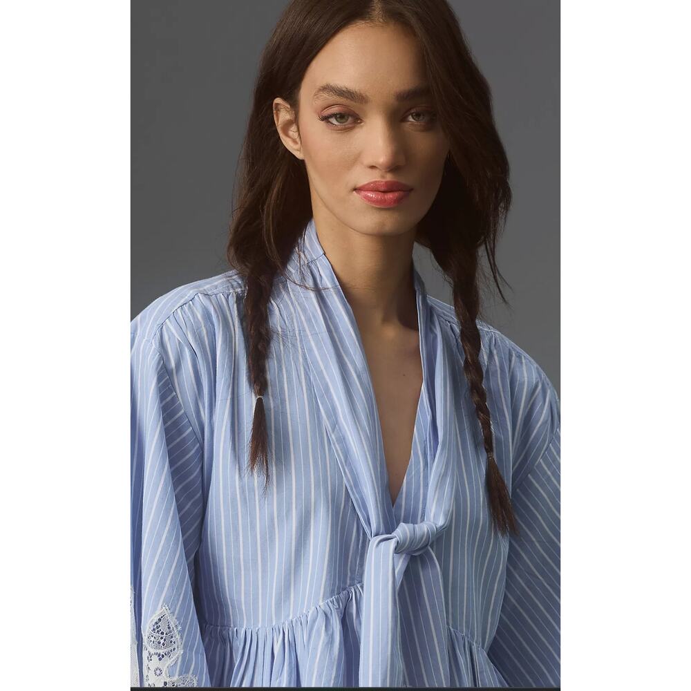 Anthropologie Maeve Mini Shirt Dress - New Size 14 - Picture 4 of 5